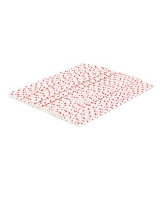 Set 48 de bete pentru cake pops, 15 cm, hartie, alb si rosu - PATISSE